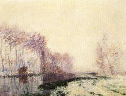 Gustave Loiseau The Eure River in Winter Spain oil painting art